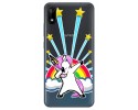 Funda Gel Transparente para Wiko Y70 diseño Unicornio Dibujos
