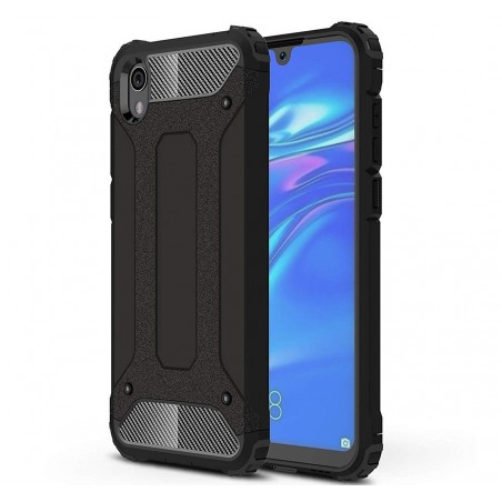 Funda Tipo Hybrid Tough Armor (Pc+Tpu) Negra para Huawei Y5 2019