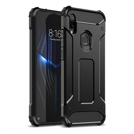 Funda Tipo Hybrid Tough Armor (Pc+Tpu) Negra para Xiaomi Redmi Note 7