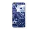 Funda Gel Tpu para Bluboo Maya 5.5" Diseño Circuito Dibujos