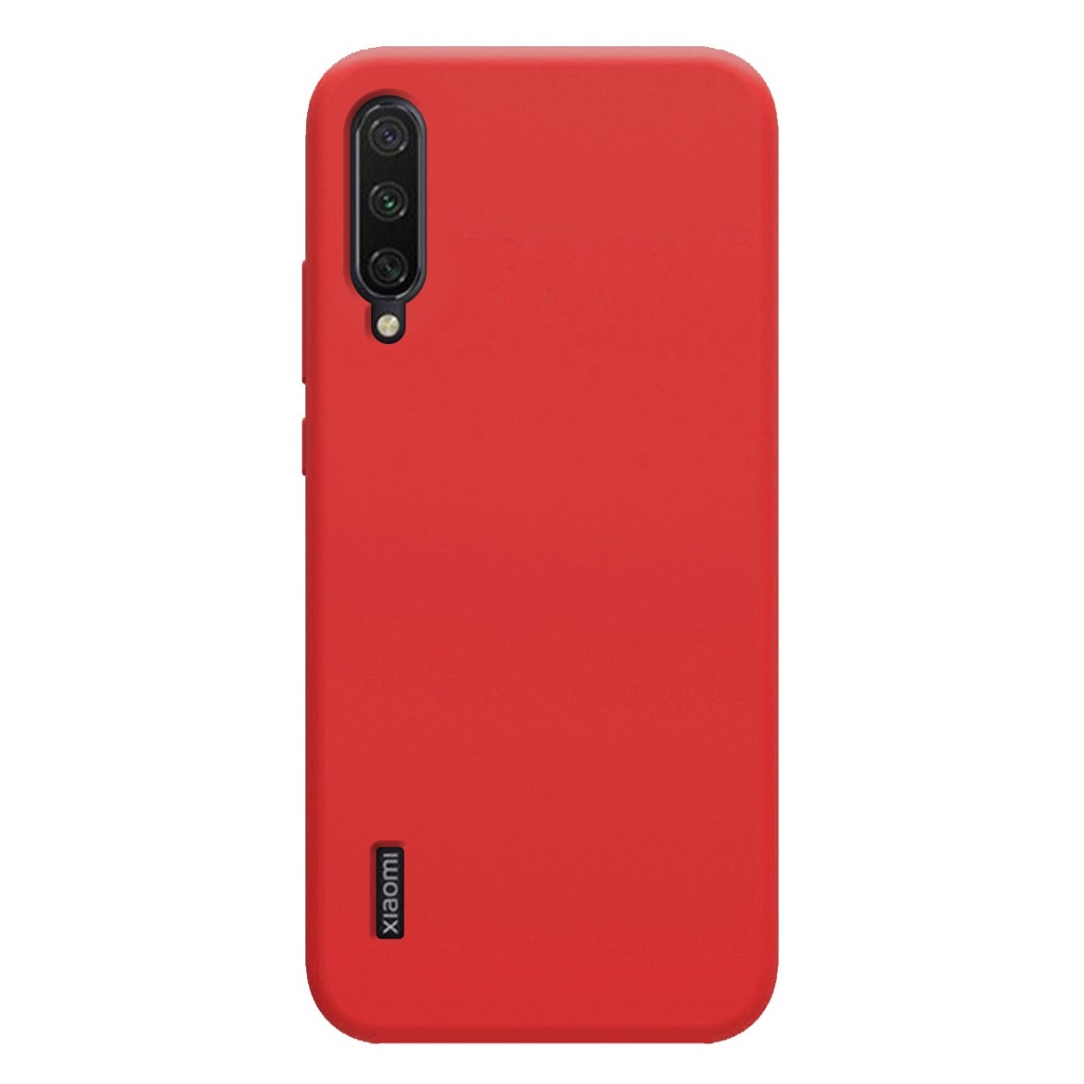 Funda Silicona Líquida Ultra Suave para Xiaomi Mi A3 color Roja