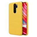 Funda Silicona Líquida Ultra Suave para Xiaomi Redmi Note 8 Pro color Amarilla