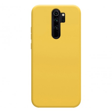 Funda Silicona Líquida Ultra Suave para Xiaomi Redmi Note 8 Pro color Amarilla
