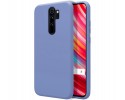 Funda Silicona Líquida Ultra Suave para Xiaomi Redmi Note 8 Pro color Azul Celeste