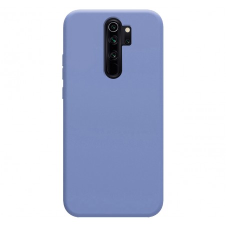 Funda Silicona Líquida Ultra Suave para Xiaomi Redmi Note 8 Pro color Azul Celeste