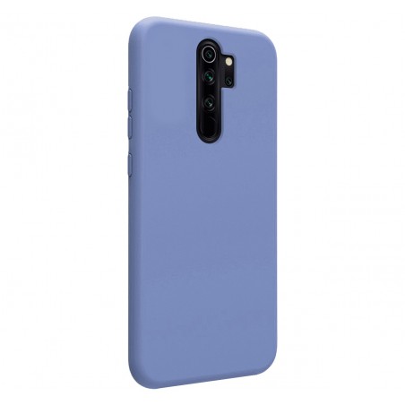 Funda Silicona Líquida Ultra Suave para Xiaomi Redmi Note 8 Pro color Azul Celeste