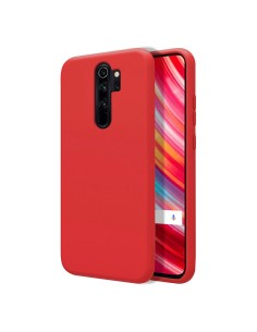Funda Silicona Líquida Ultra Suave para Xiaomi Redmi Note 8 Pro color Roja