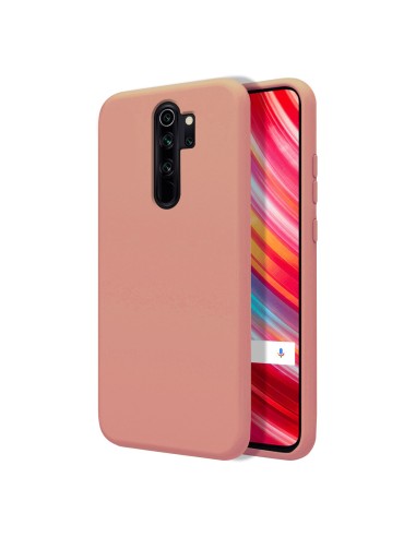 Funda Silicona Líquida Ultra Suave para Xiaomi Redmi Note 8 Pro color Rosa