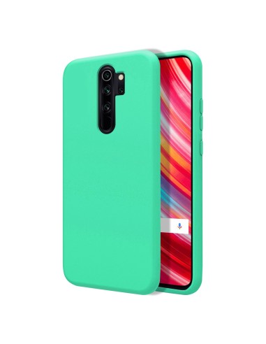 Funda Silicona Líquida Ultra Suave para Xiaomi Redmi Note 8 Pro color Verde