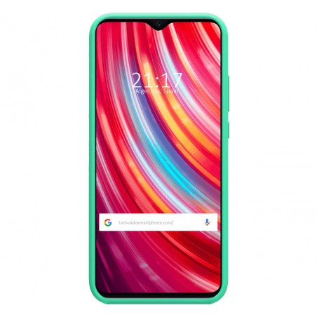 Funda Silicona Líquida Ultra Suave para Xiaomi Redmi Note 8 Pro color Verde