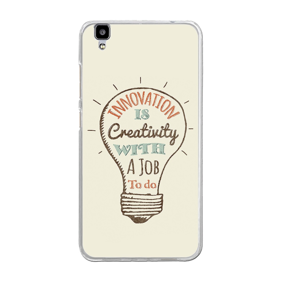 Funda Gel Tpu para Bluboo Maya 5.5" Diseño Creativity Dibujos