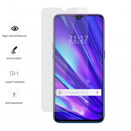 Protector Cristal Templado para Realme 5 Pro Vidrio