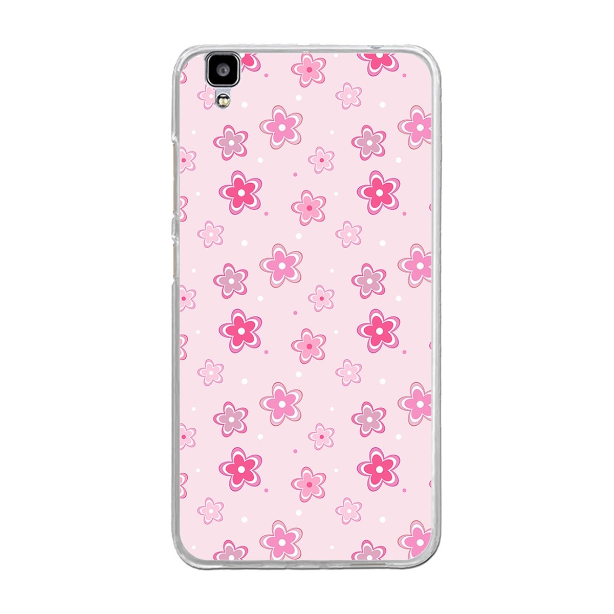 Funda Gel Tpu para Bluboo Maya 5.5" Diseño Flores Dibujos