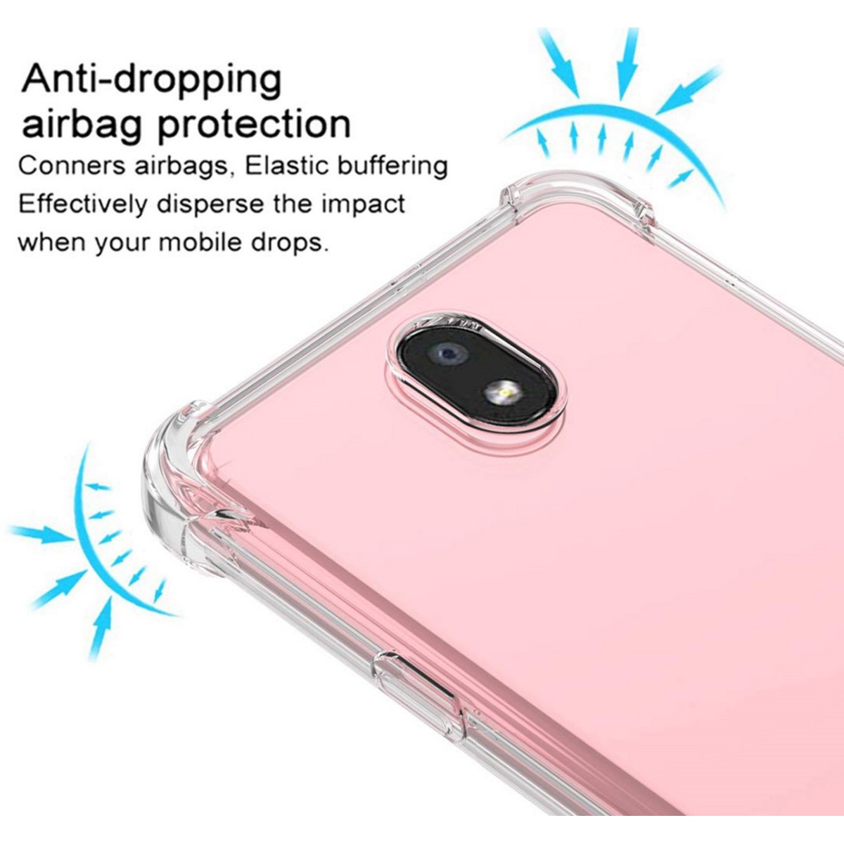 Funda Gel Tpu Anti-Shock Transparente para Lg K30