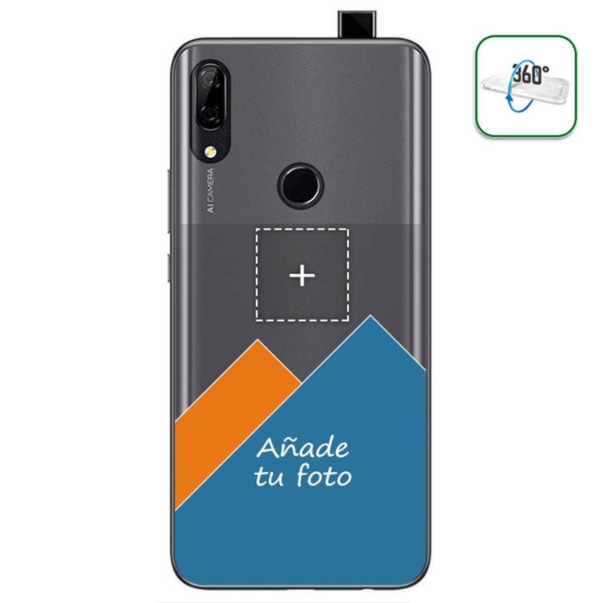 Personaliza tu Funda Pc + Tpu 360 con tu Fotografia para Huawei P Smart Z dibujo personalizada