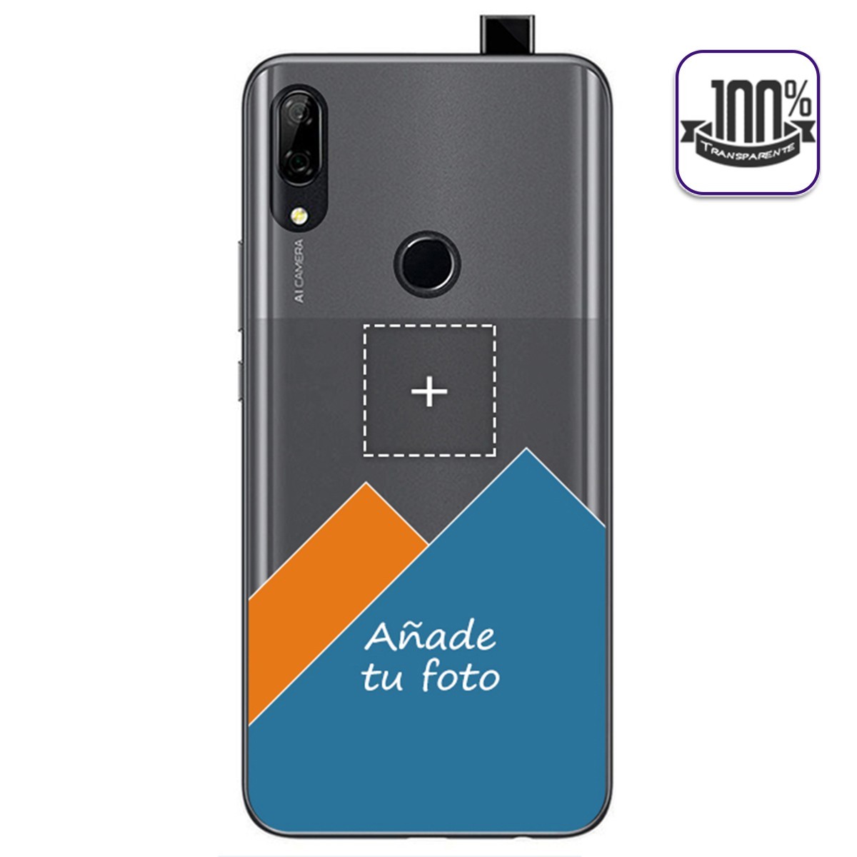 Personaliza tu Funda Gel 100% Transparente con tu Fotografia para Huawei P Smart Z dibujo personalizada