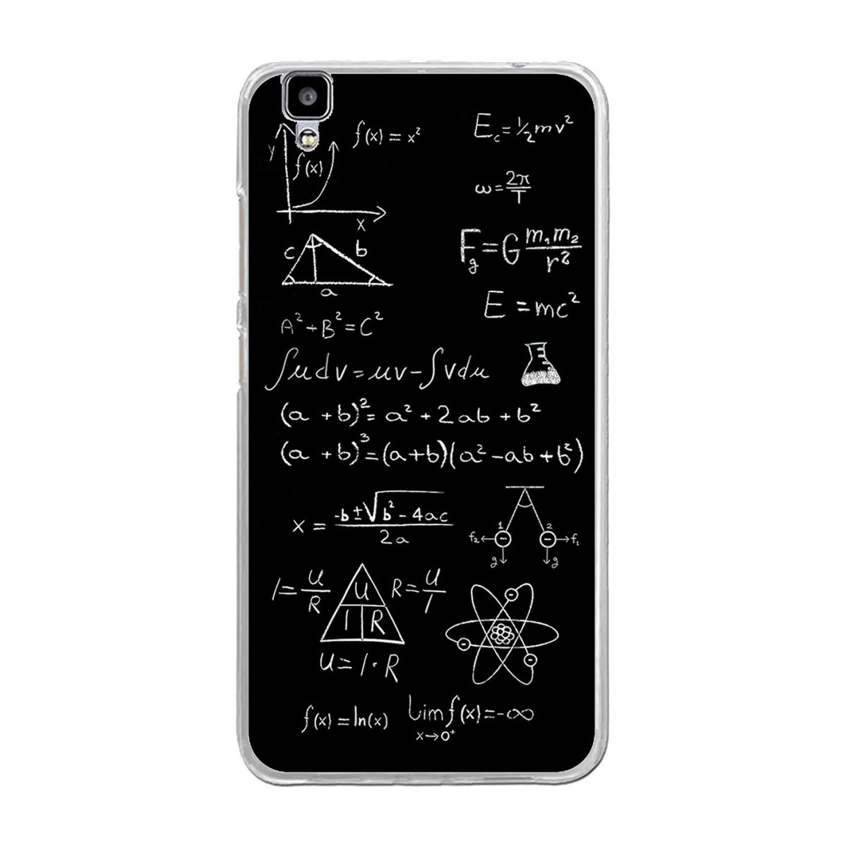 Funda Gel Tpu para Bluboo Maya 5.5" Diseño Formulas Dibujos