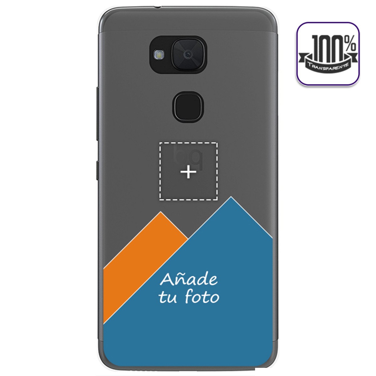 Personaliza tu Funda Gel 100% Transparente con tu Fotografia para Bq Aquaris V Plus / Vs Plus dibujo personalizada