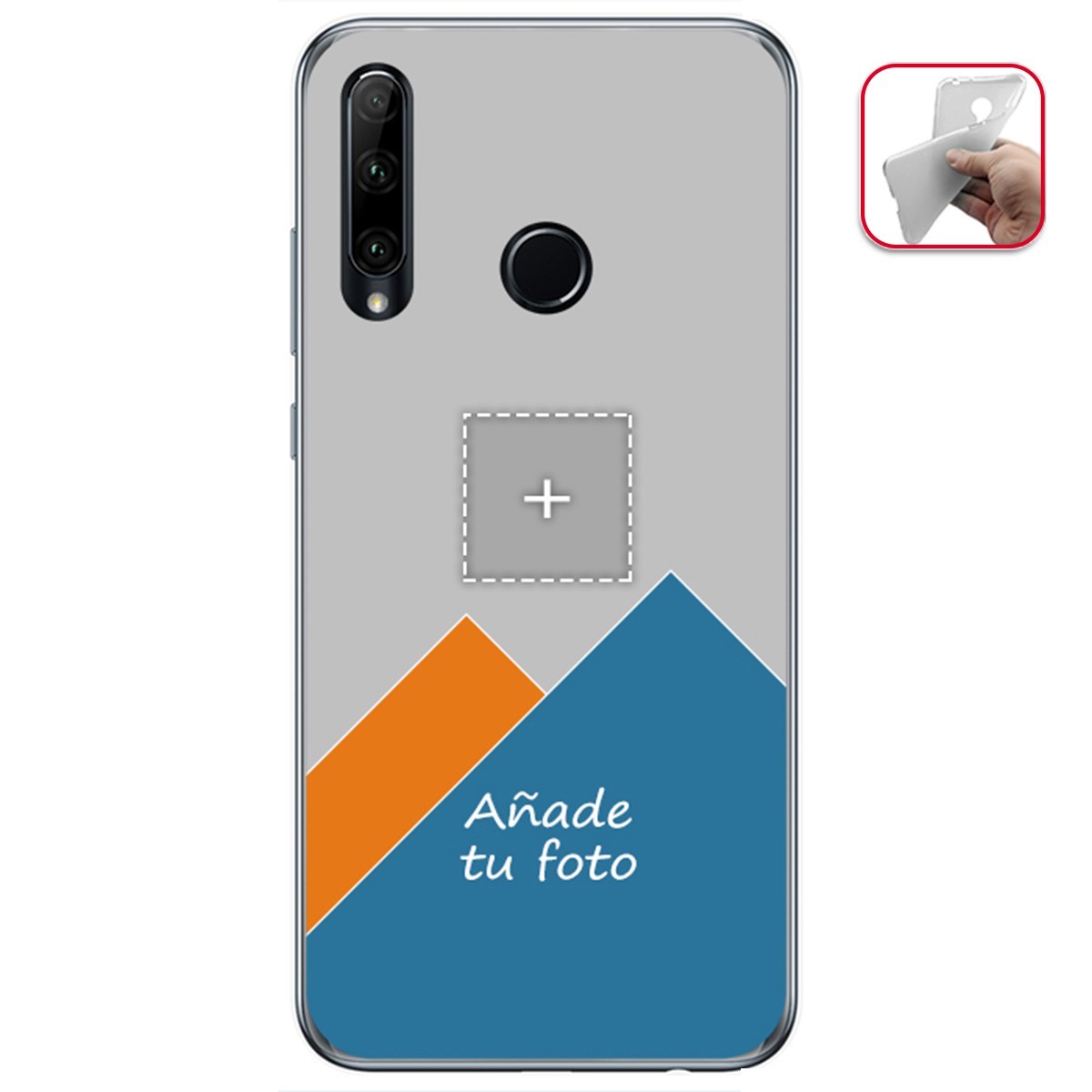 Personaliza tu Funda Gel Mate con tu Fotografia para Huawei Honor 20 Lite dibujo personalizada