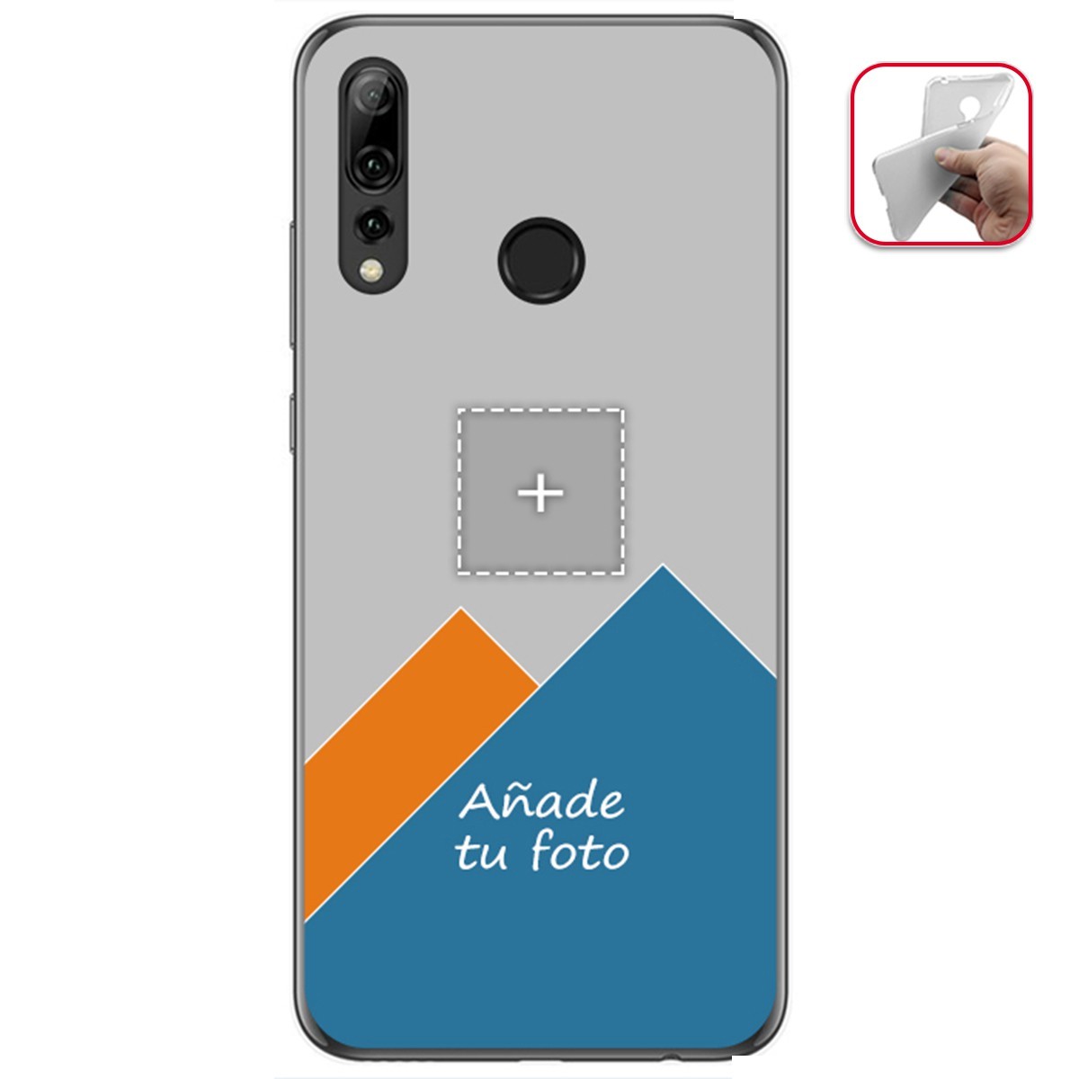 Personaliza tu Funda Gel Mate con tu Fotografia para Huawei P Smart Plus 2019 dibujo personalizada