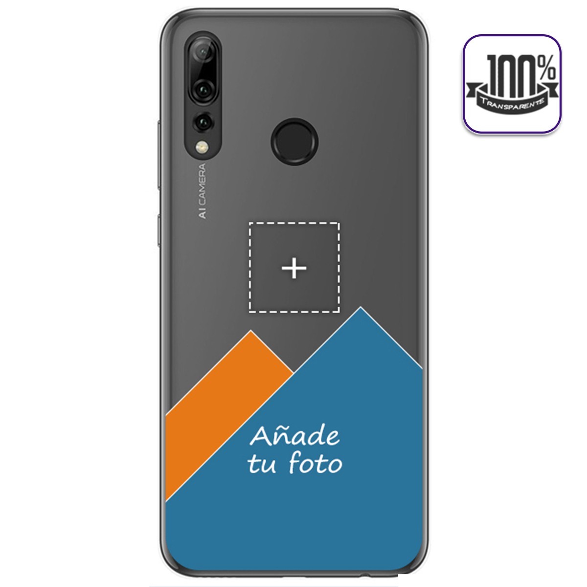 Personaliza tu Funda Gel 100% Transparente con tu Fotografia para Huawei P Smart Plus 2019 dibujo personalizada