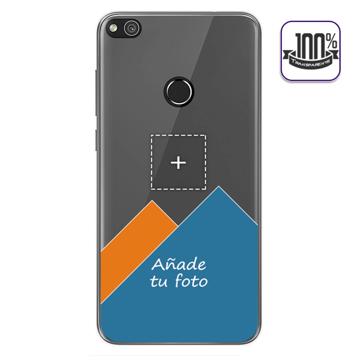 Personaliza tu Funda Gel 100% Transparente con tu Fotografia para Huawei P8 Lite 2017 dibujo personalizada