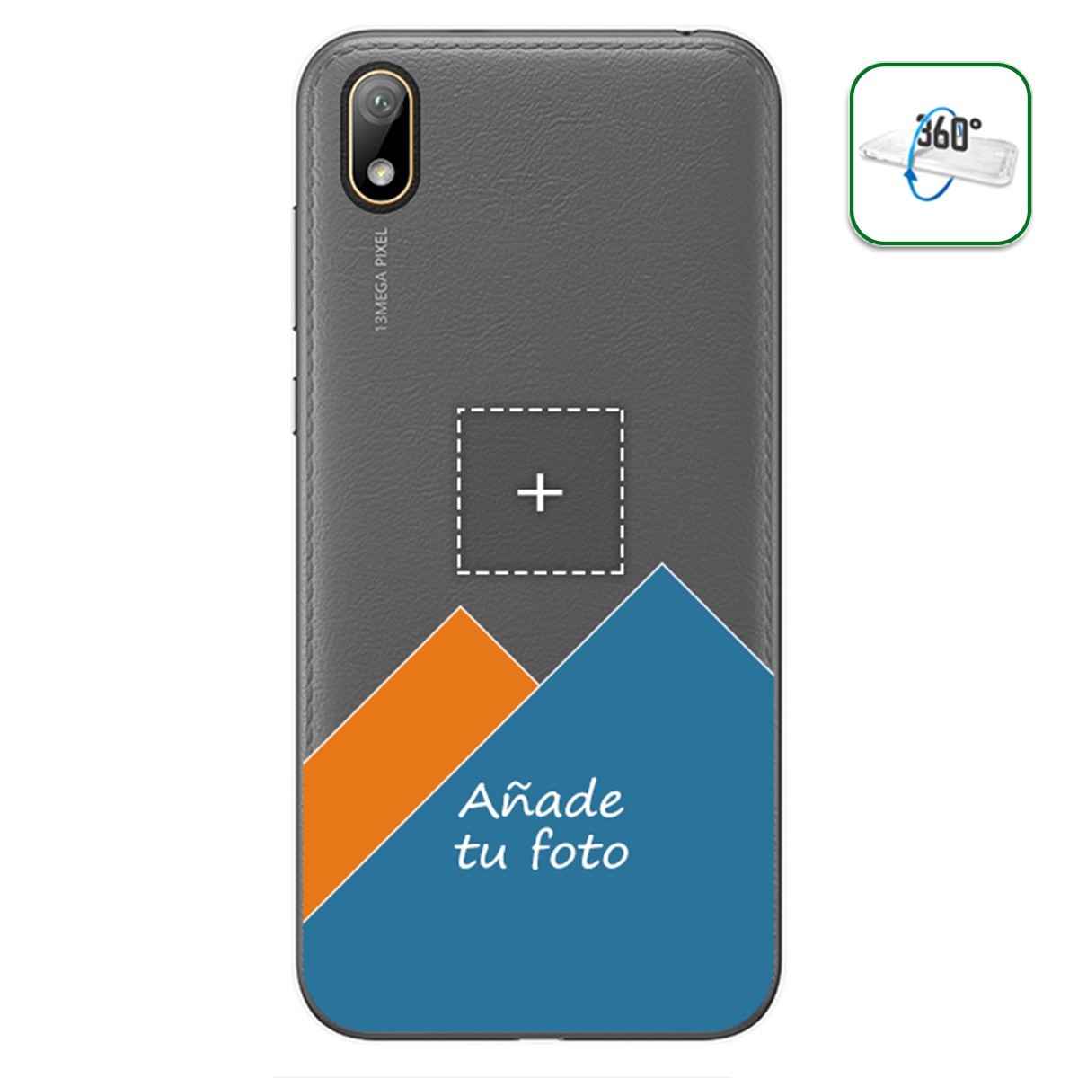 Personaliza tu Funda Pc + Tpu 360 con tu Fotografia para Huawei Y5 2019 dibujo personalizada