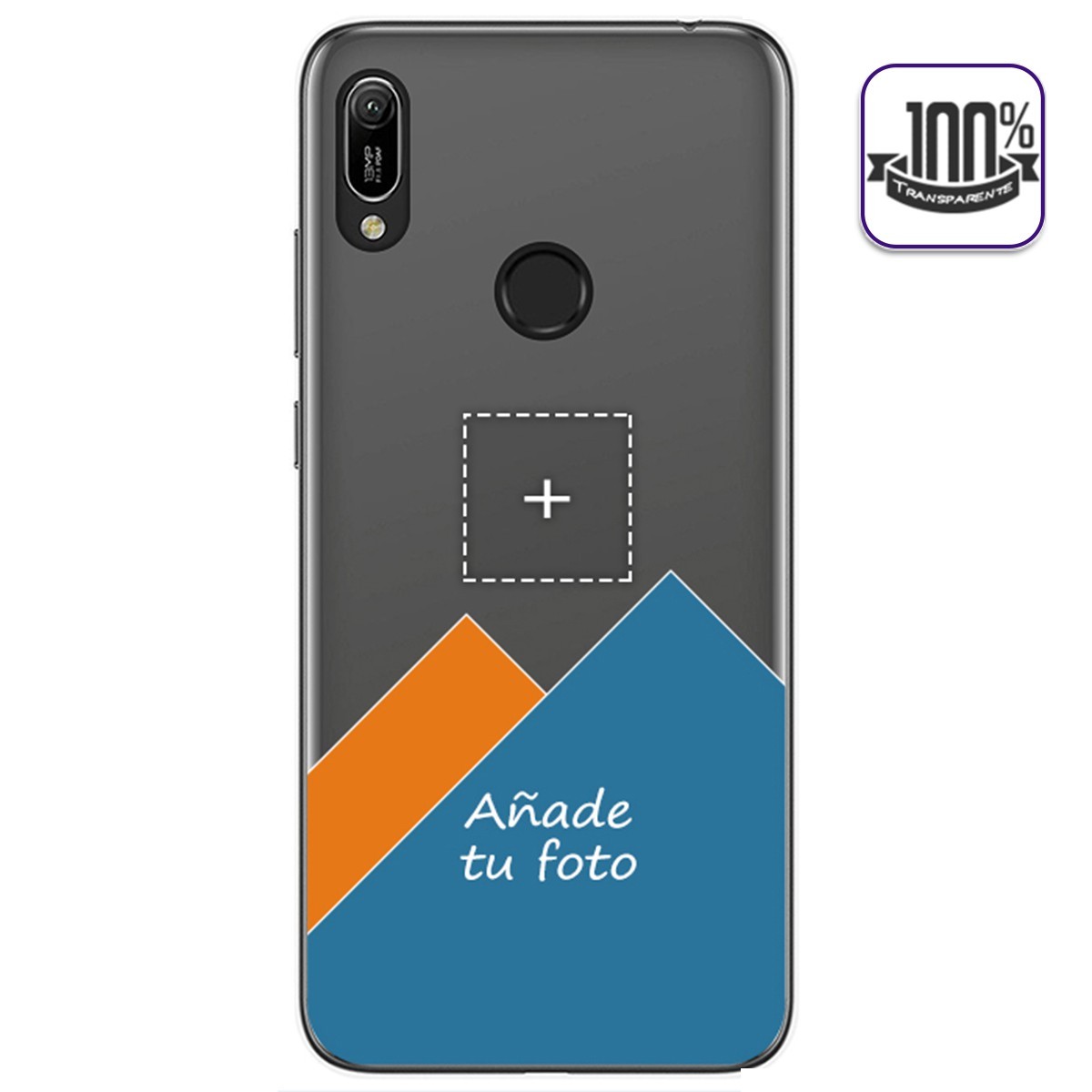 Personaliza tu Funda Gel 100% Transparente con tu Fotografia para Huawei Y6 2019 / Y6s 2019 dibujo personalizada