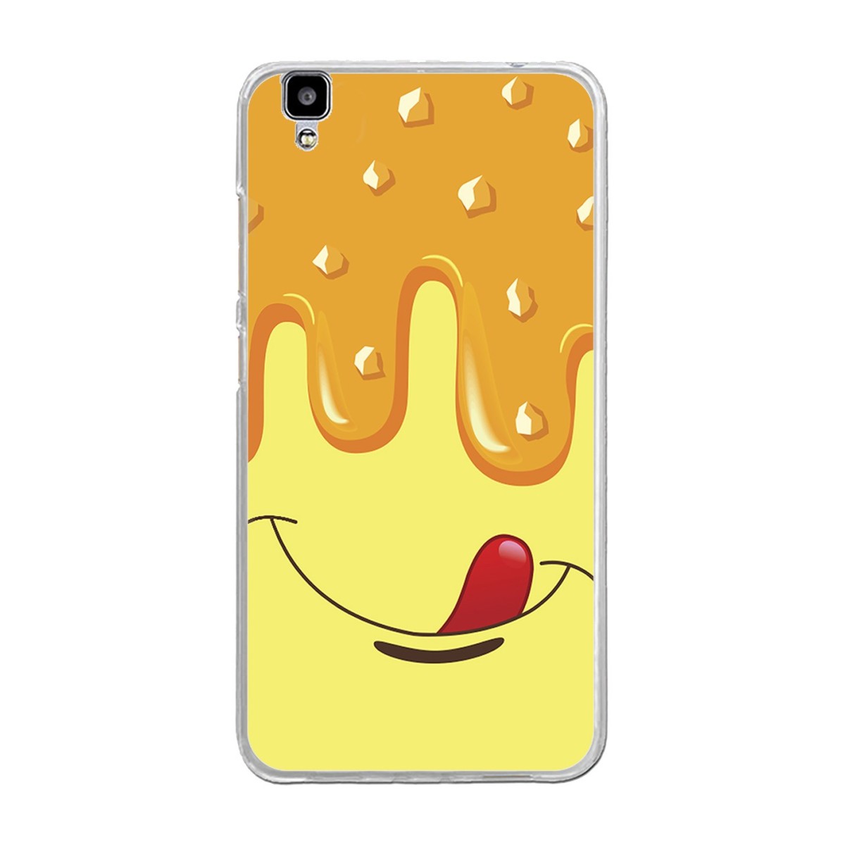 Funda Gel Tpu para Bluboo Maya 5.5" Diseño Helado Vainilla Dibujos