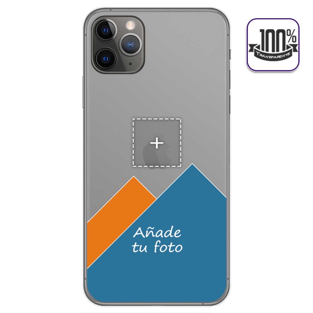 Personaliza tu Funda Gel 100% Transparente con tu Fotografia para Iphone 11 Pro (5.8) dibujo personalizada