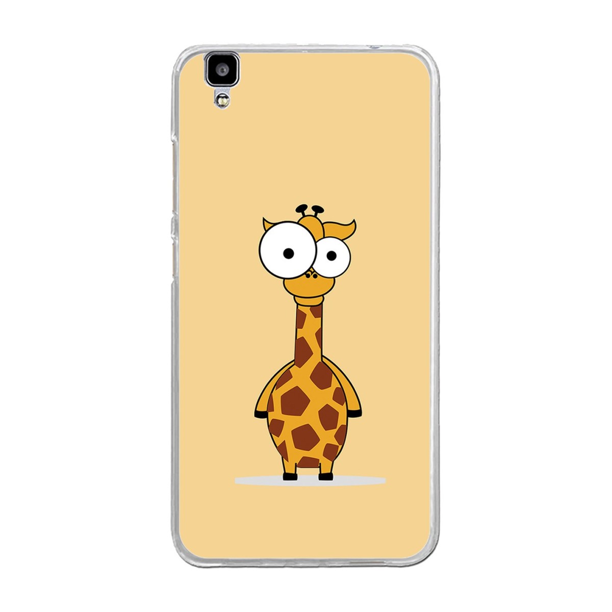 Funda Gel Tpu para Bluboo Maya 5.5" Diseño Jirafa Dibujos