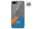 Personaliza tu Funda Gel 100% Transparente con tu Fotografia para Iphone 7 Plus / 8 Plus dibujo personalizada