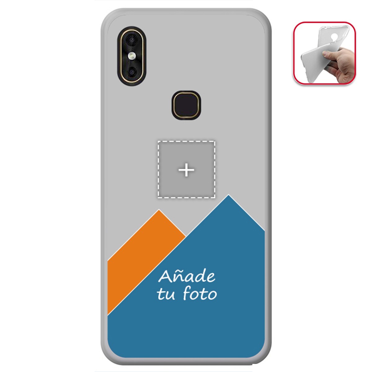 Personaliza tu Funda Gel Mate con tu Fotografia para Leagoo M13 dibujo personalizada