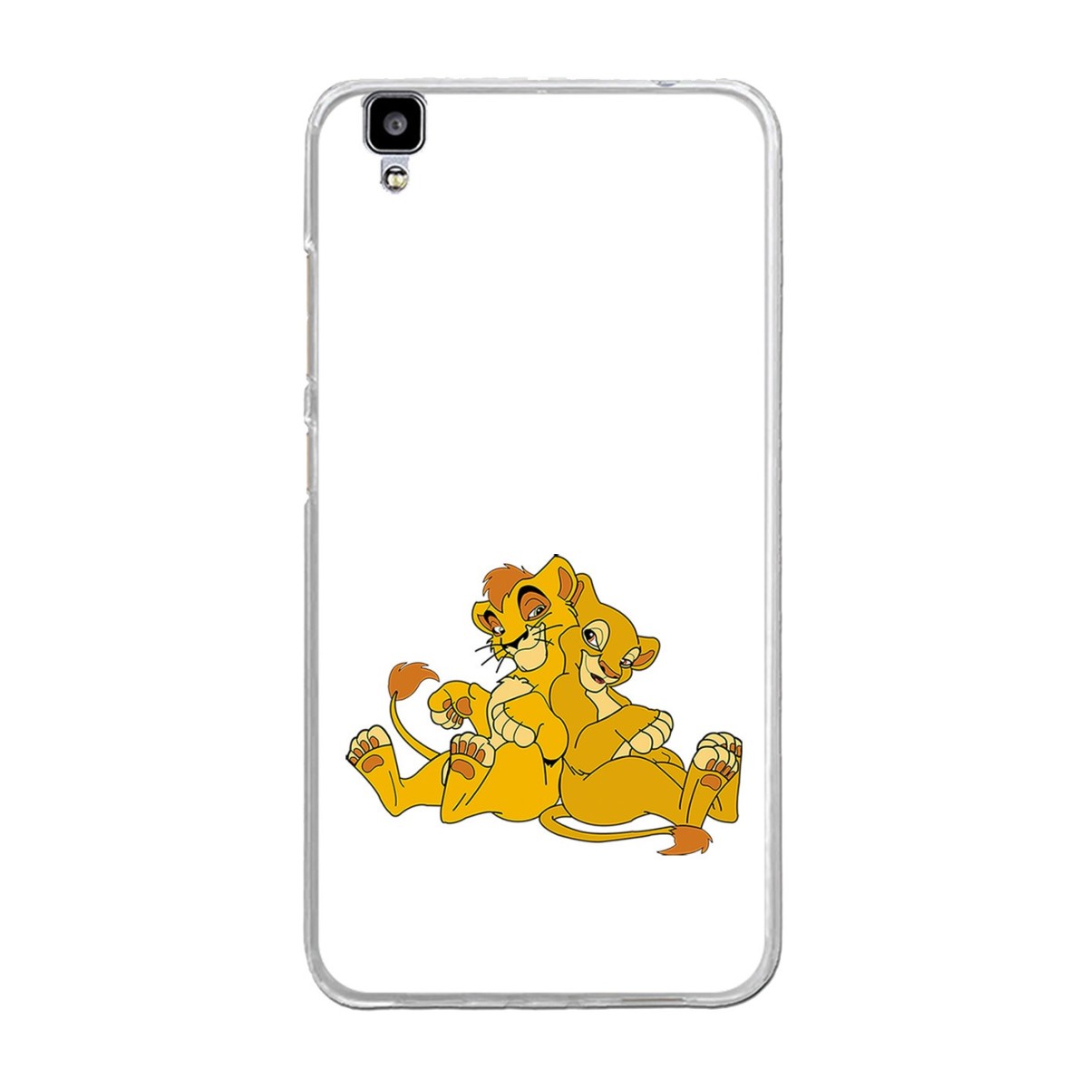 Funda Gel Tpu para Bluboo Maya 5.5" Diseño Leones Dibujos