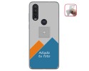 Personaliza tu Funda Gel Mate con tu Fotografia para Motorola One Action dibujo personalizada