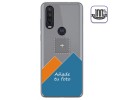 Personaliza tu Funda Gel 100% Transparente con tu Fotografia para Motorola One Action dibujo personalizada