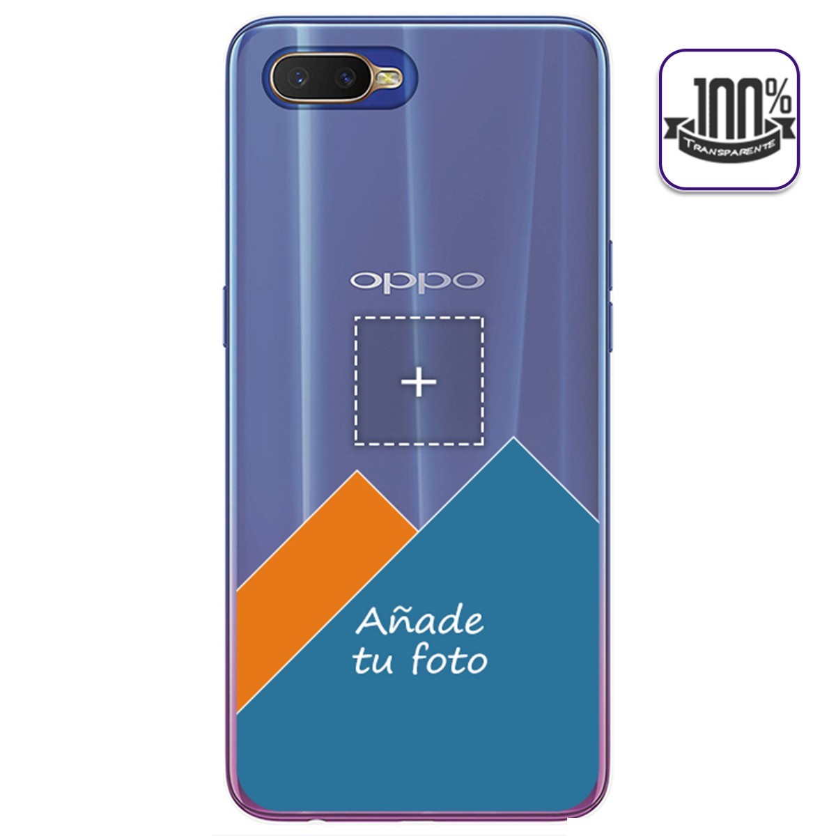 Personaliza tu Funda Gel 100% Transparente con tu Fotografia para Oppo Rx17 Neo dibujo personalizada