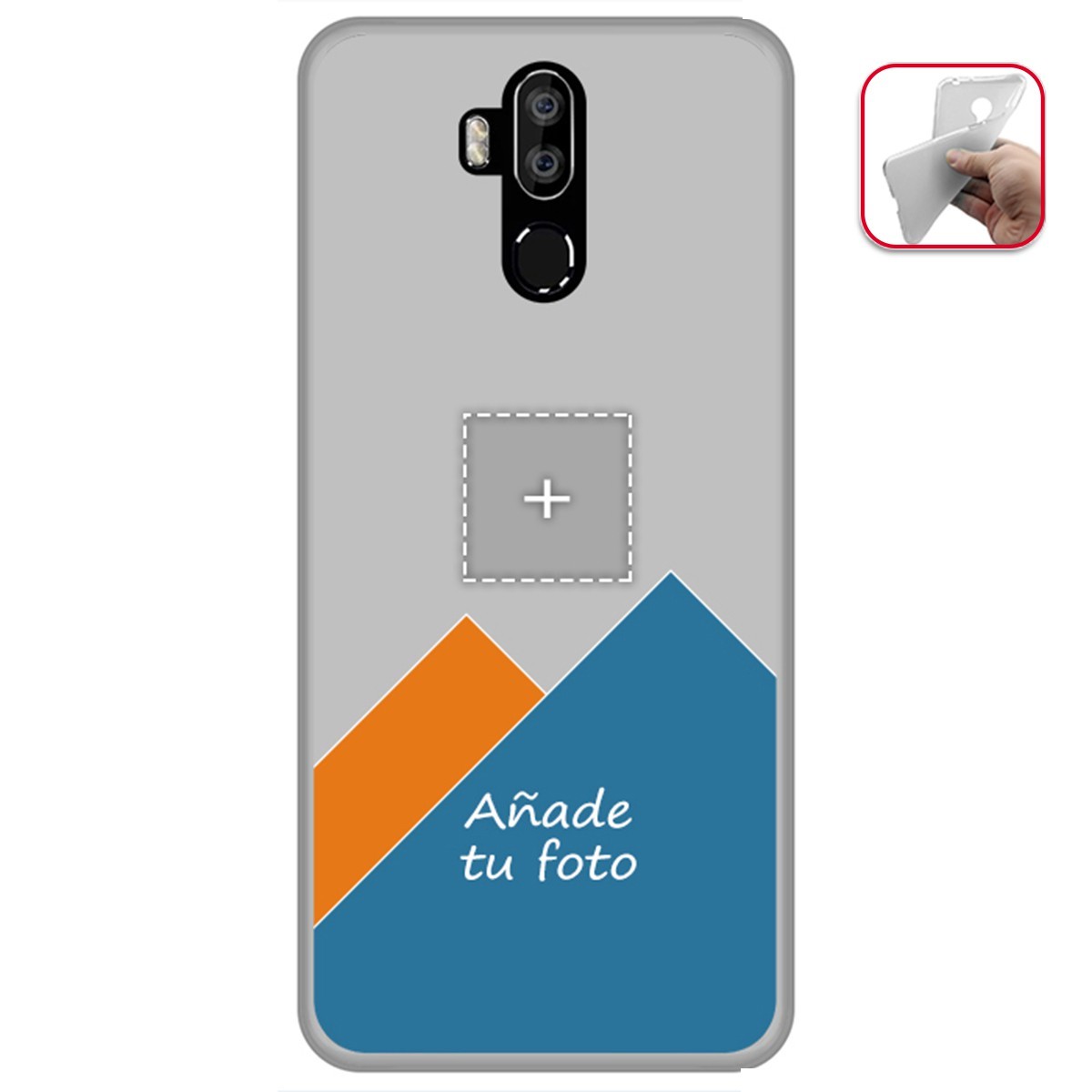 Personaliza tu Funda Gel Mate con tu Fotografia para Oukitel K9 dibujo personalizada