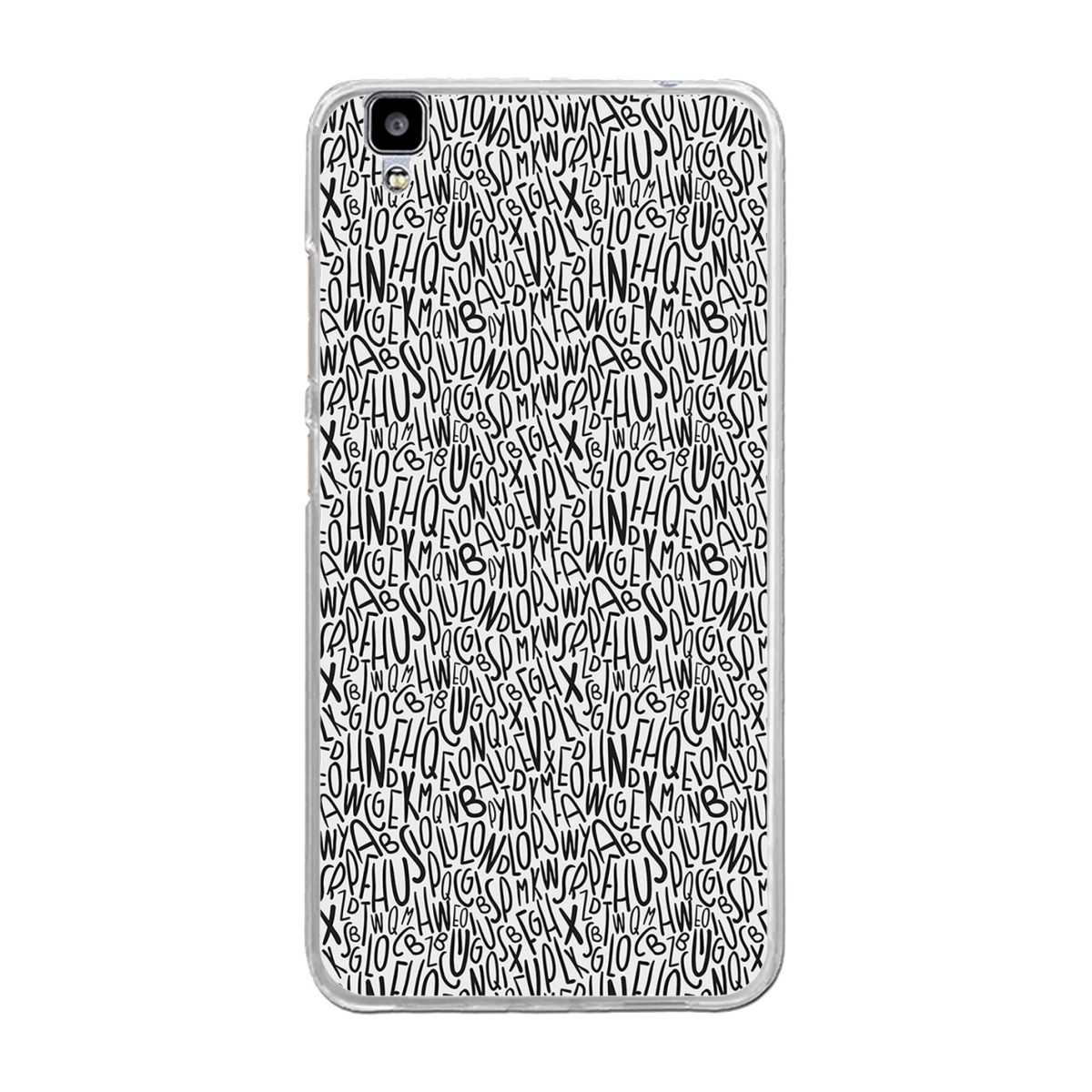 Funda Gel Tpu para Bluboo Maya 5.5" Diseño Letras Dibujos
