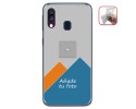 Personaliza tu Funda Gel Mate con tu Fotografia para Samsung Galaxy A40 dibujo personalizada