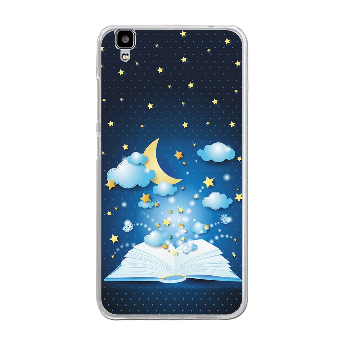 Funda Gel Tpu para Bluboo Maya 5.5" Diseño Libro-Cuentos Dibujos