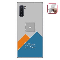 Personaliza tu Funda Gel Mate con tu Fotografia para Samsung Galaxy Note10 dibujo personalizada