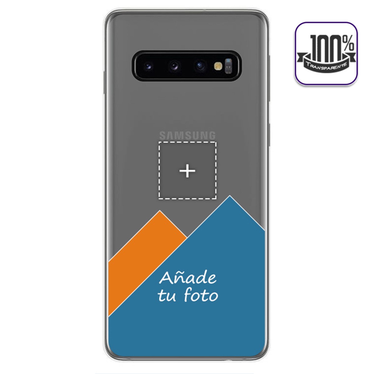 Personaliza tu Funda Gel 100% Transparente con tu Fotografia para Samsung Galaxy S10 Plus dibujo personalizada