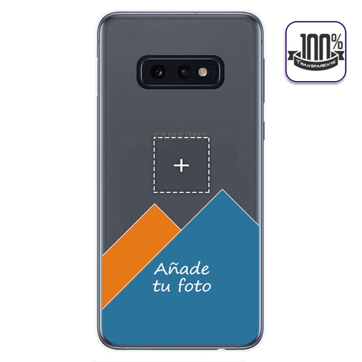 Personaliza tu Funda Gel 100% Transparente con tu Fotografia para Samsung Galaxy S10e dibujo personalizada