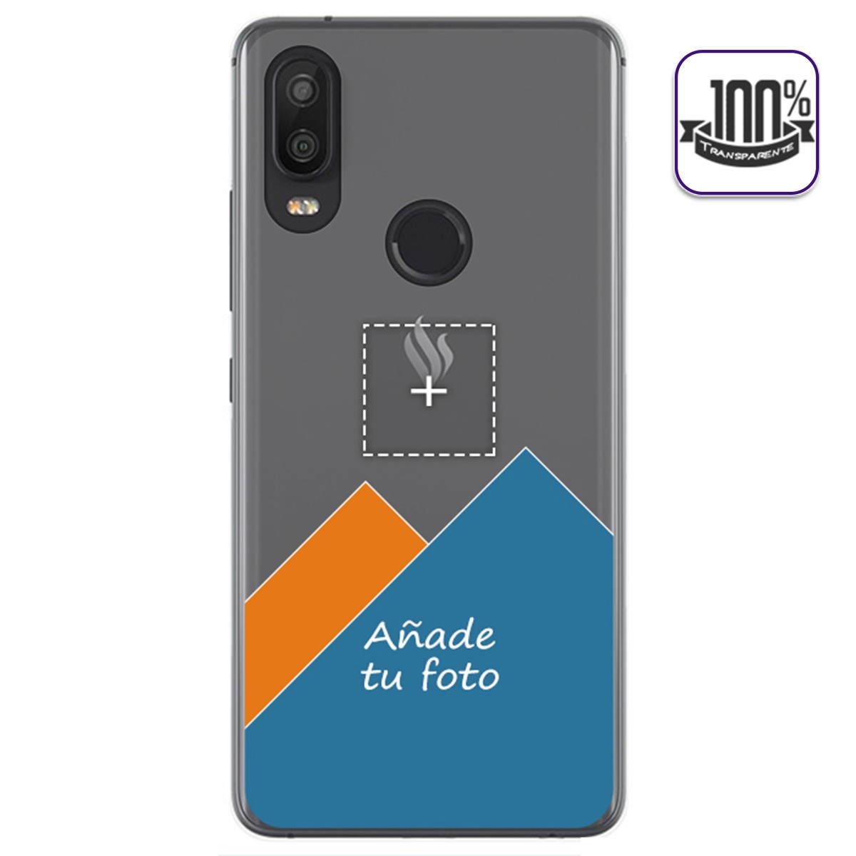 Personaliza tu Funda Gel 100% Transparente con tu Fotografia para Vsmart Active 1 dibujo personalizada