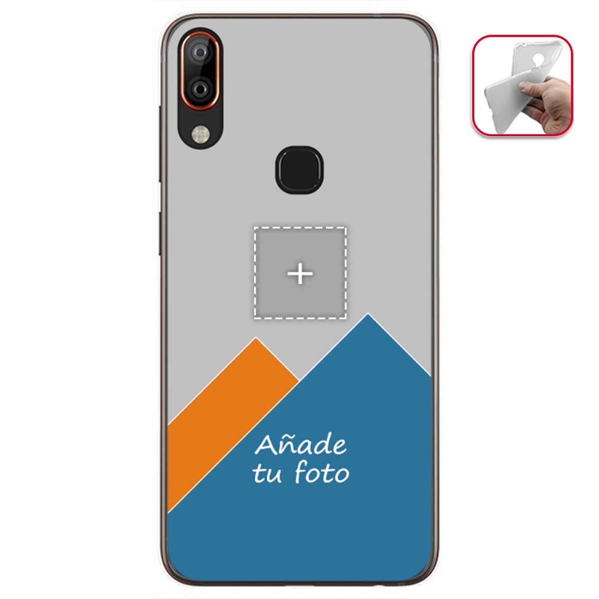 Personaliza tu Funda Gel Mate con tu Fotografia para Vsmart Active 1+ Plus dibujo personalizada