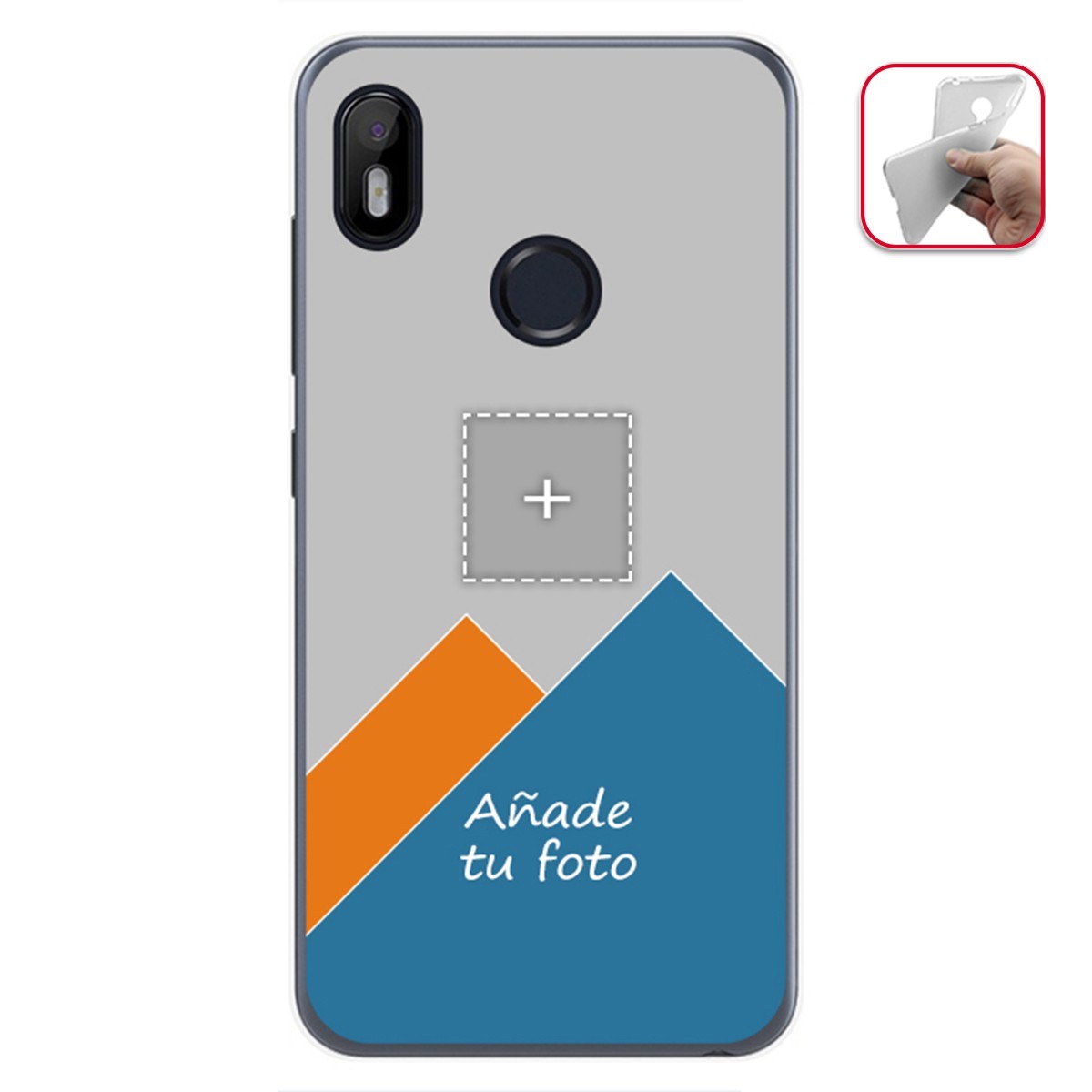 Personaliza tu Funda Gel Mate con tu Fotografia para Vsmart Joy 1 dibujo personalizada