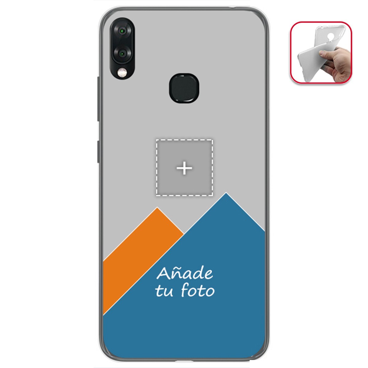 Personaliza tu Funda Gel Mate con tu Fotografia para Vsmart Joy 1+ Plus dibujo personalizada