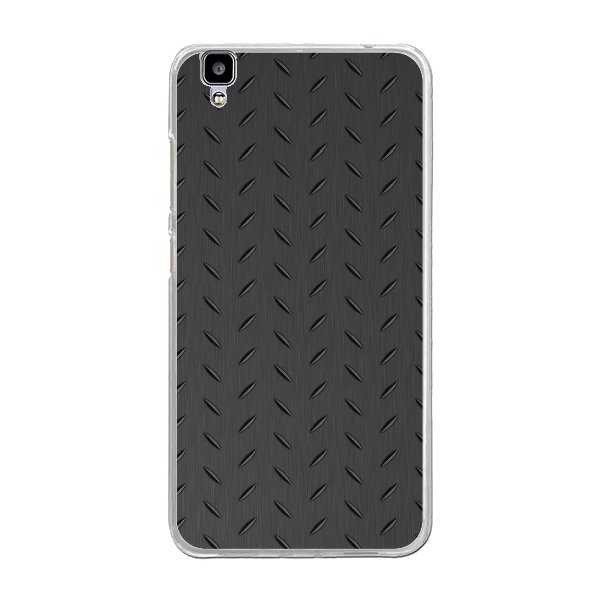 Funda Gel Tpu para Bluboo Maya 5.5" Diseño Metal Dibujos