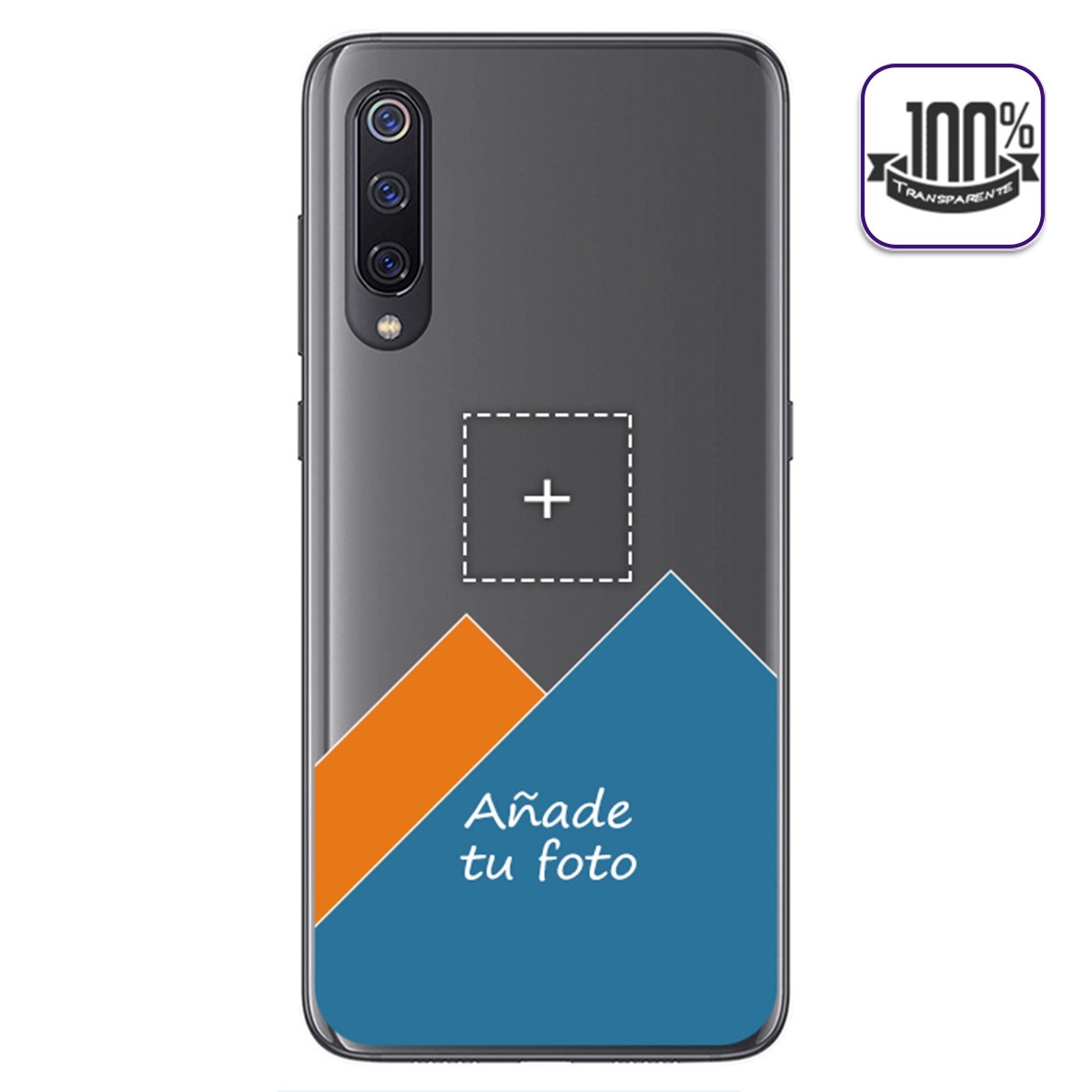 Personaliza tu Funda Gel 100% Transparente con tu Fotografia para Xiaomi Mi 9 dibujo personalizada